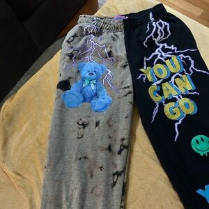 Kids Lightning Print Joggers